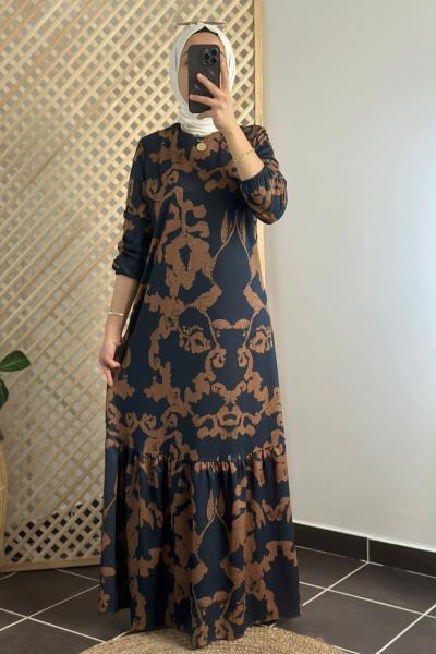 Bulut Elbise Lacivert