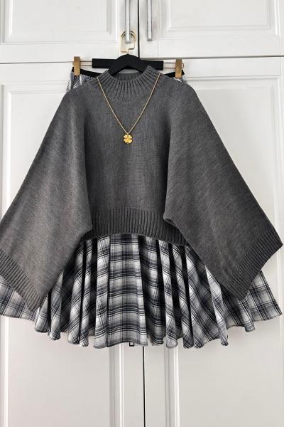 Ekose Takım Mint Antrasit