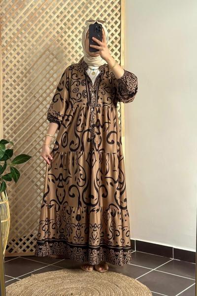 Hanım Elbise Vizon Vizon