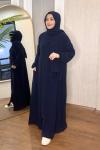 Huşür Namaz Ferace  Lacivert