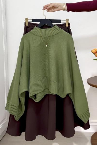 Lora Kazak Koyu Çağla Yeşil Yeşil