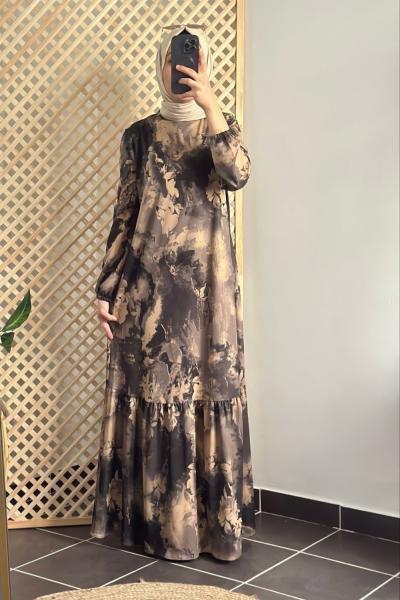 Sonbahar Elbise  Antrasit