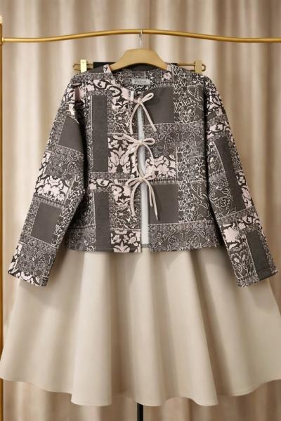 Vera Ceket Takım Vizon