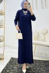 Zeliş Elbise Lacivert