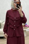 Arzu Elbise Bordo