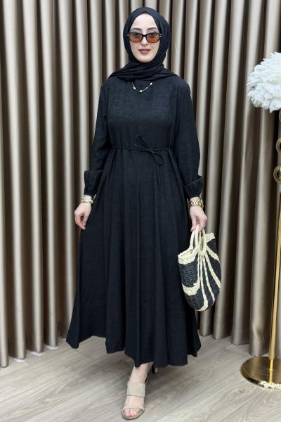 Kamelya Elbise Siyah