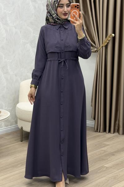 Yüsra Elbise Lila