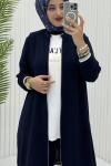 Zeynep 3 lü Takım Lacivert