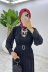 Siyah şoray Elbise Tesettür Giyim