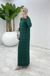 Zümrüt  İzel Triko Elbise Tesettür Giyim