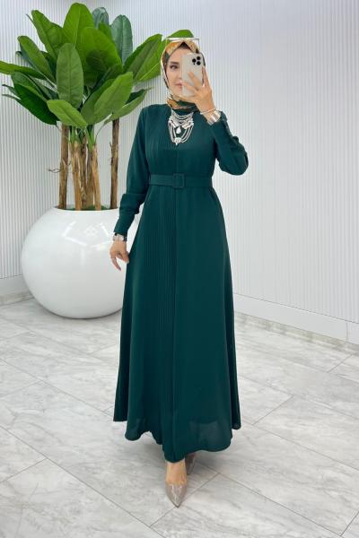 Zümrüt Busem Elbise Tesettür Giyim