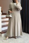 Briar Abaya Takım Bej