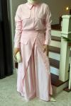 Lessa Üçlü Takım  Pembe