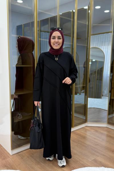 Nervür Detaylı Oysho Siyah