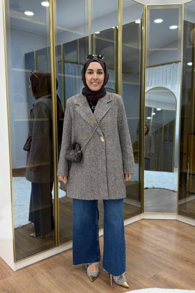 TUVİT CEKET Kahverengi