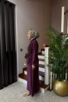Vool Etekli Takım Mürdüm