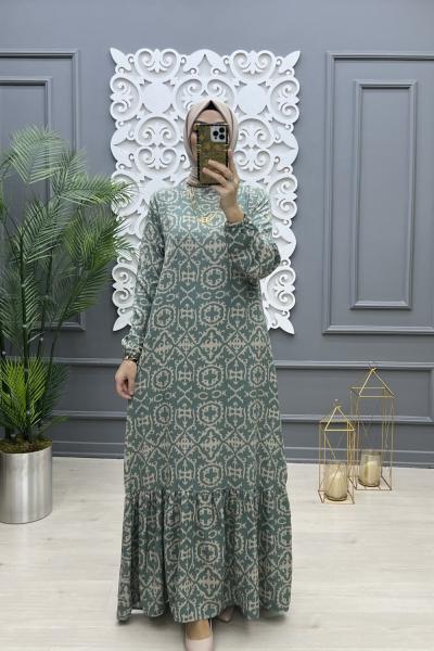 Asude Elbise Mint Yeşili