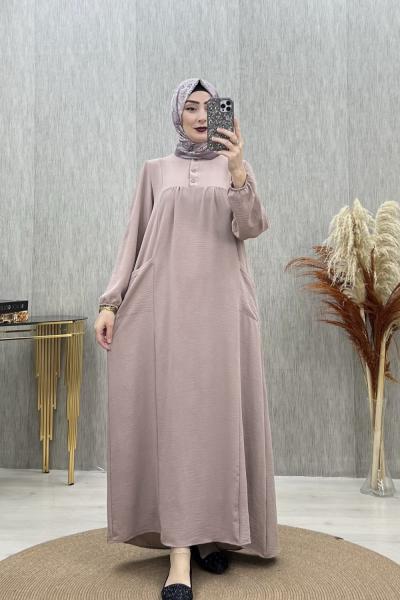 BUĞLEM ELBİSE Vizon