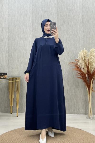 BUĞLEM ELBİSE Lacivert