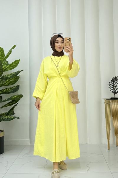 Duru elbise Sarı