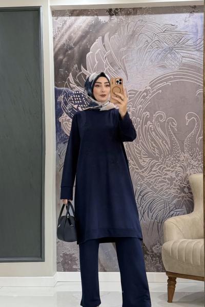 Emily takım Lacivert