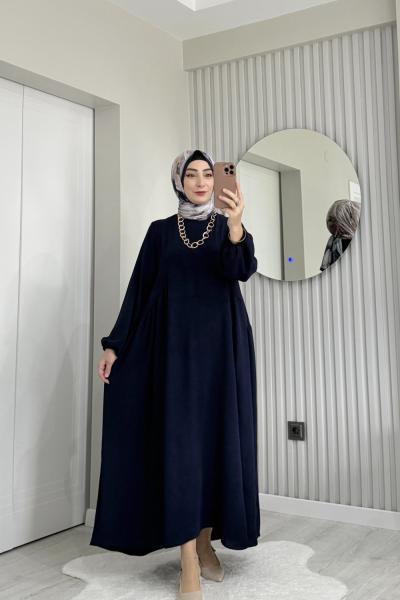 Evin elbise Lacivert