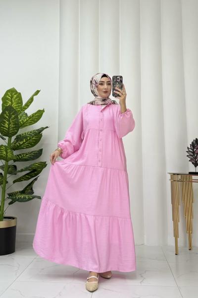 HİLA ELBİSE Pembe