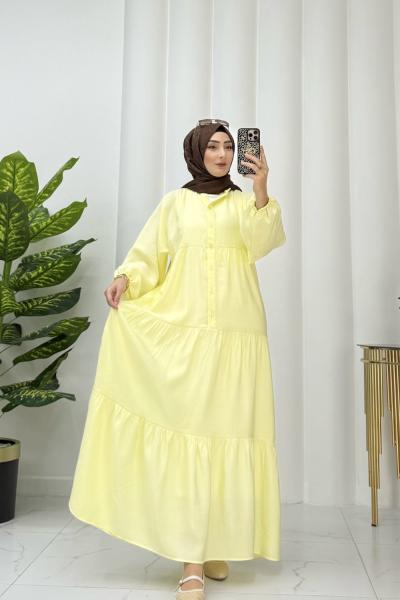 HİLA ELBİSE Sarı