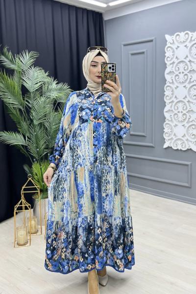 Roseline Elbise Mavi