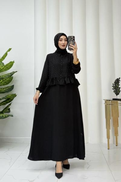 Saga Elbise takım Siyah