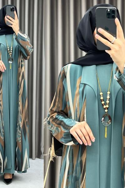 3486 Sale Elbise Takım mint Mint Yeşili