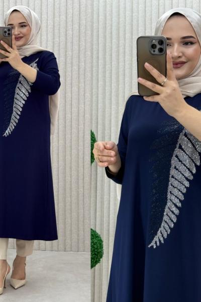 Arven tunik Lacivert