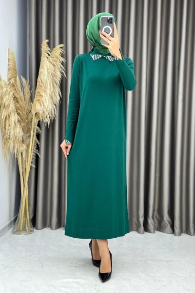 Bergüzar Elbise Zümrüt