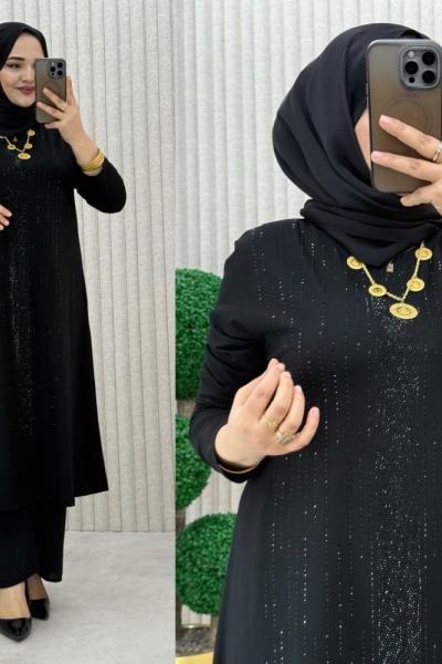 Damga tunik Siyah