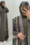 Döngü Elbise Takım Haki