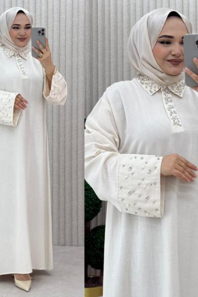 Estelya Elbise  Taş Rengi