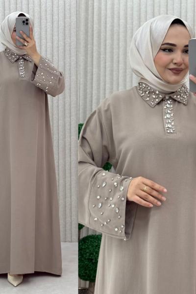 Estelya Elbise  Vizon