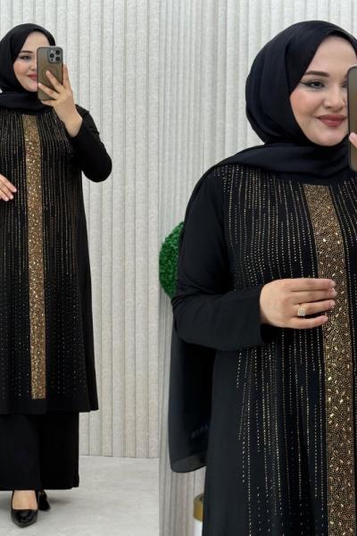 Gözde Takım siyah gold