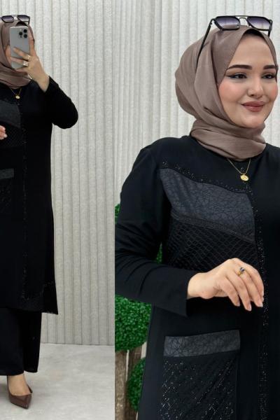 Ilgın Tunik Siyah Mermer