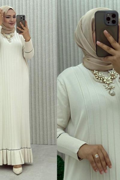 Lara Elbise Taş Rengi