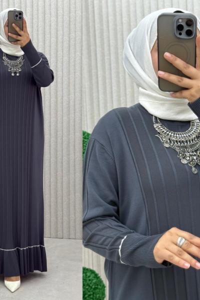 Lara Elbise Antrasit