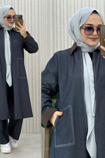 Lili Pantolonlu Takım Lacivert