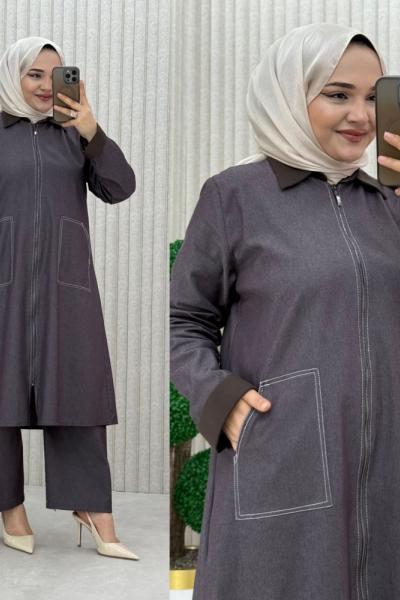 Lili Pantolonlu Takım Gül