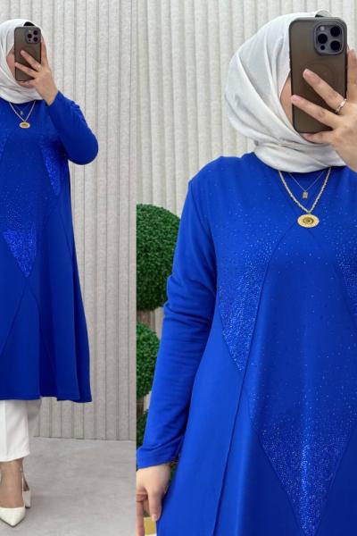 LUNA TUNİK  Saks Mavisi