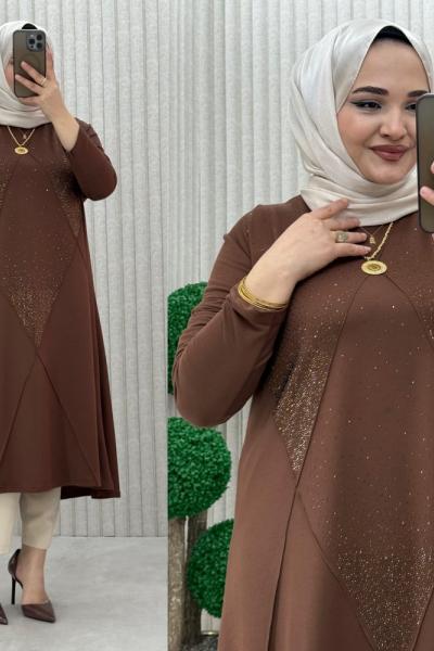 LUNA TUNİK  Kahverengi