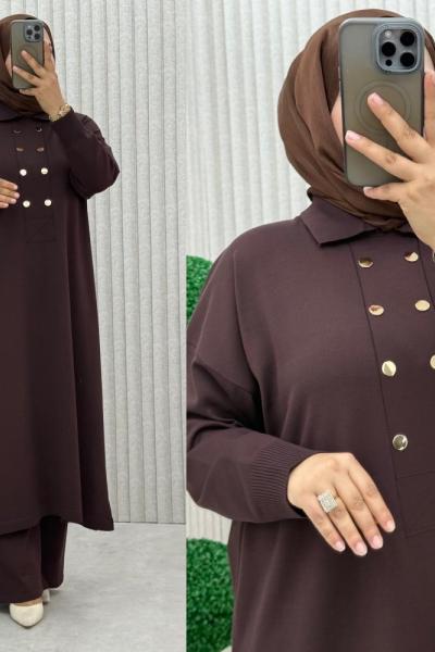 Melon Takım Kahverengi