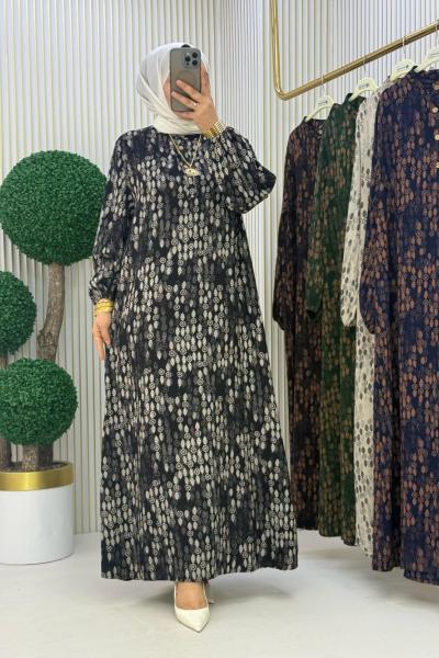 Özay Elbise Siyah Beyaz