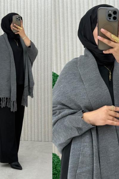 Püsküllü Panço Gri