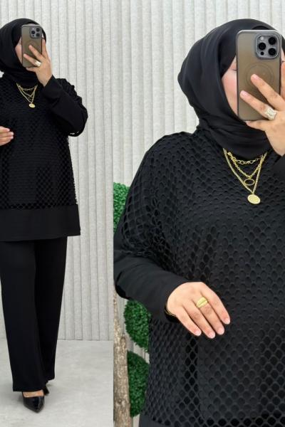 Ravza 3’lü Takım Siyah