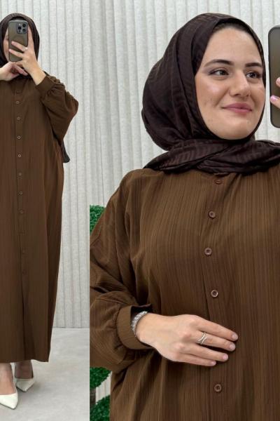 Safa Tunik/Elbise Kahverengi